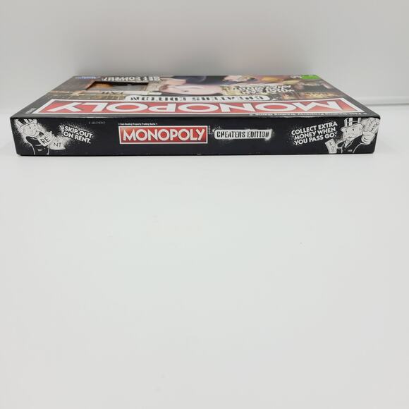 2017 Monopoly Cheaters Edition (Penguin T-Rex Cat Tokens) PRE-OWNED, COMPLETE - Picture 6 of 9
